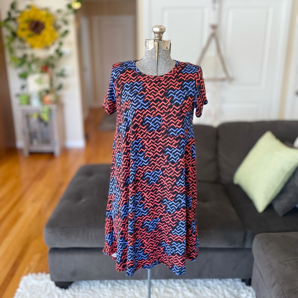 Add on item only red bluish, purple, comfortable, stretchy T-shirt LuLaRoe dress